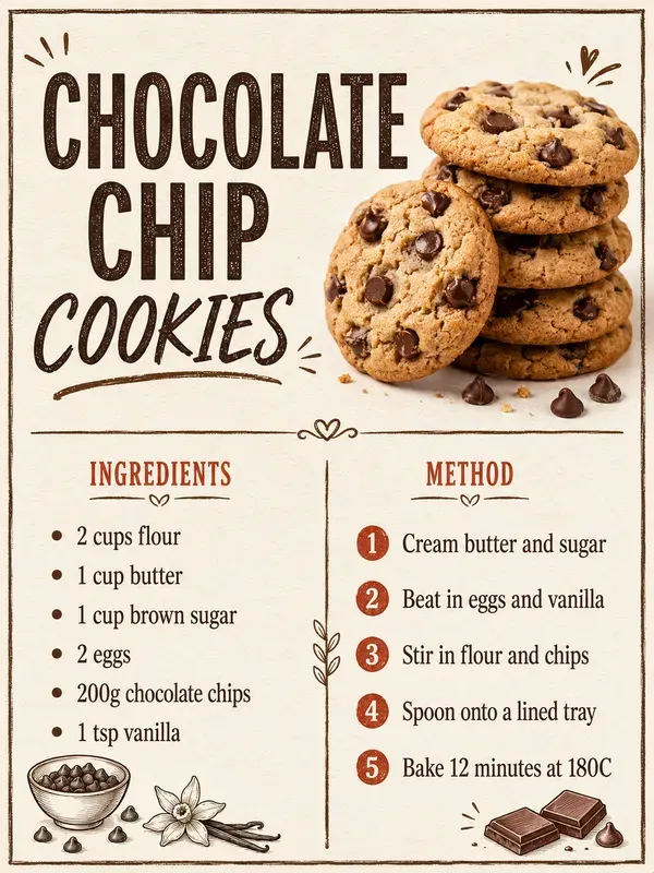Illustrated Recipe Card Designers