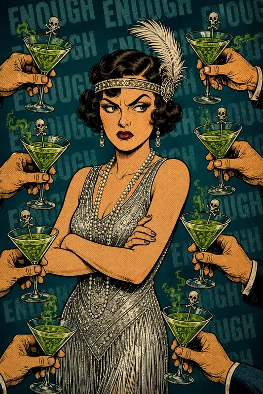 Satirical Retro Pop Art Comic Posters