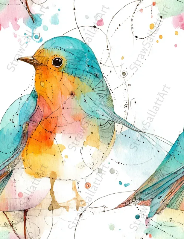 Dreamy Seamless Silk Textile Art Patterns