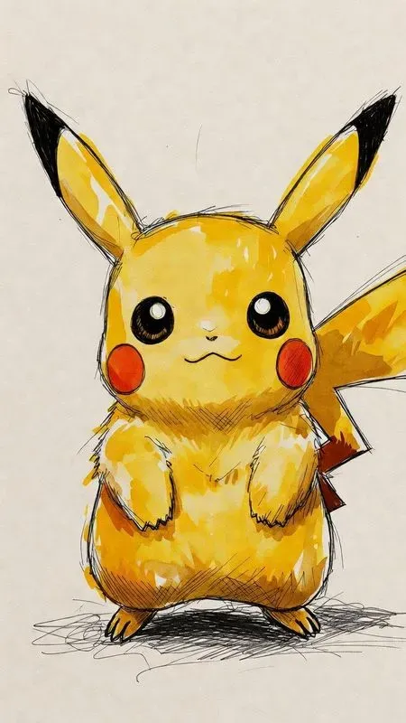Playful Pokemon Hero Sketches