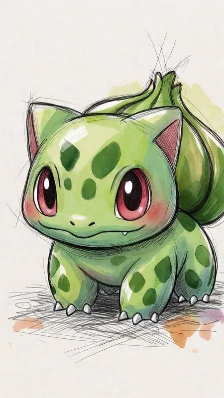Playful Pokemon Hero Sketches