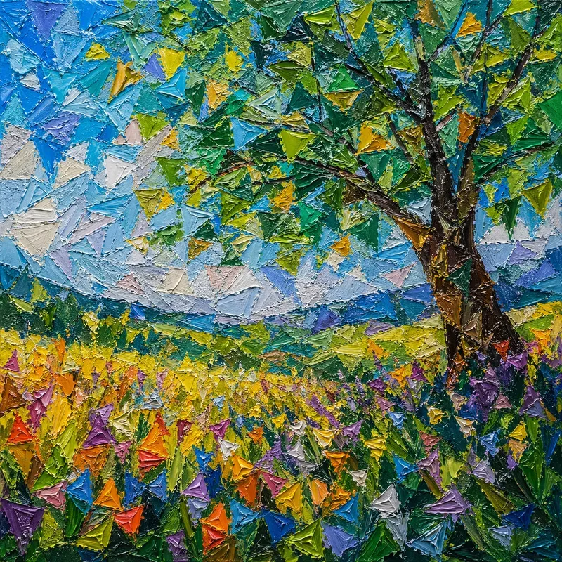 Professional Expressive Acrylic Mosaics