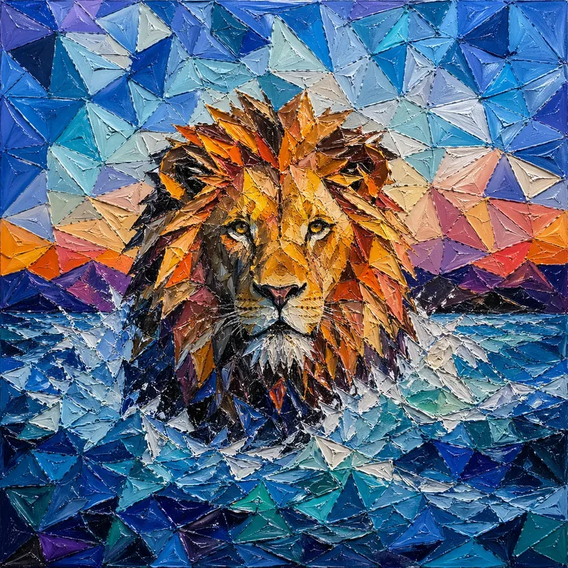 Professional Expressive Acrylic Mosaics