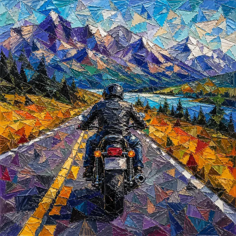 Professional Expressive Acrylic Mosaics