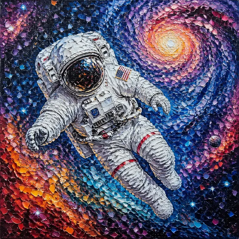 Professional Expressive Acrylic Mosaics