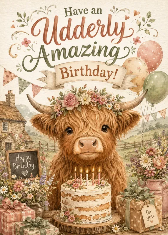 Cute Animal Birthday Cards