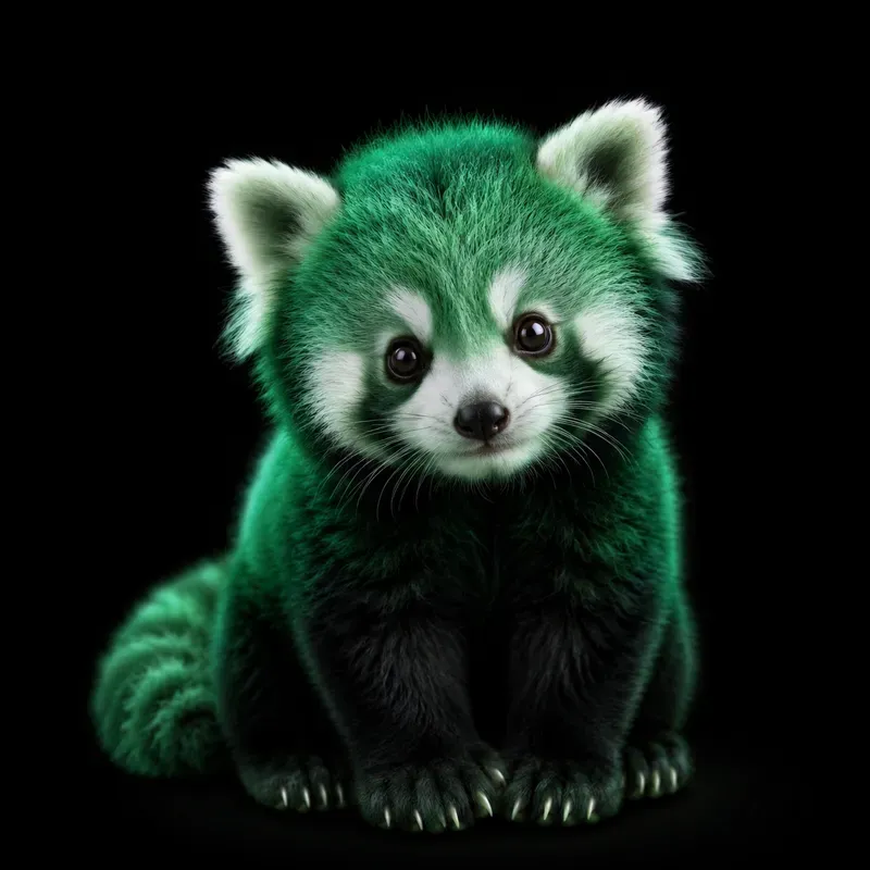 Cute Baby Animal Color Portraits