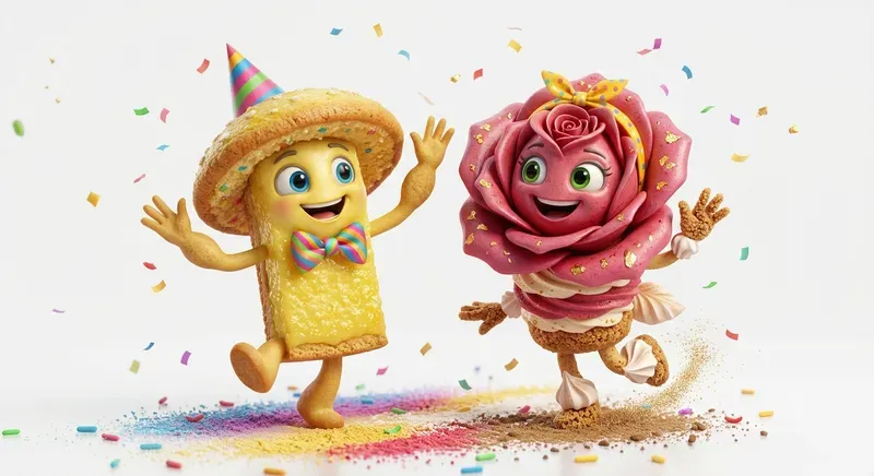 Cute 3D Happy Animated Characters