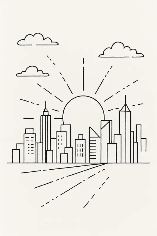 Elegant Minimalist Line Art