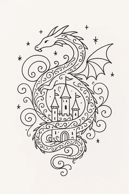 Elegant Minimalist Line Art