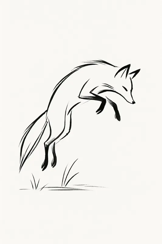 Elegant Minimalist Line Art