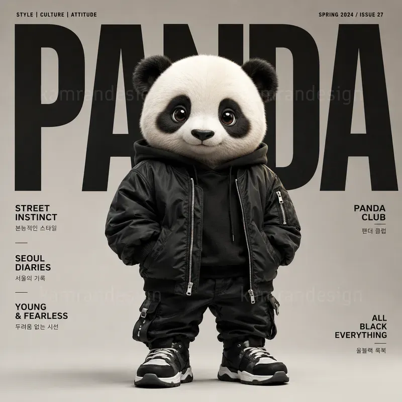 Luxury Baby Animal Magazine Covers