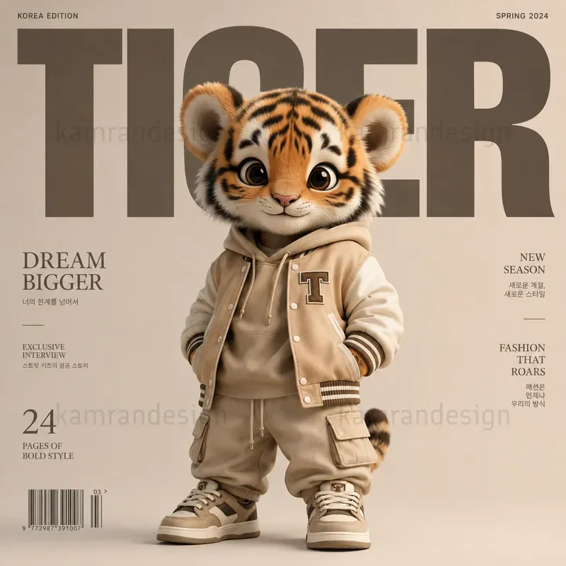 Luxury Baby Animal Magazine Covers