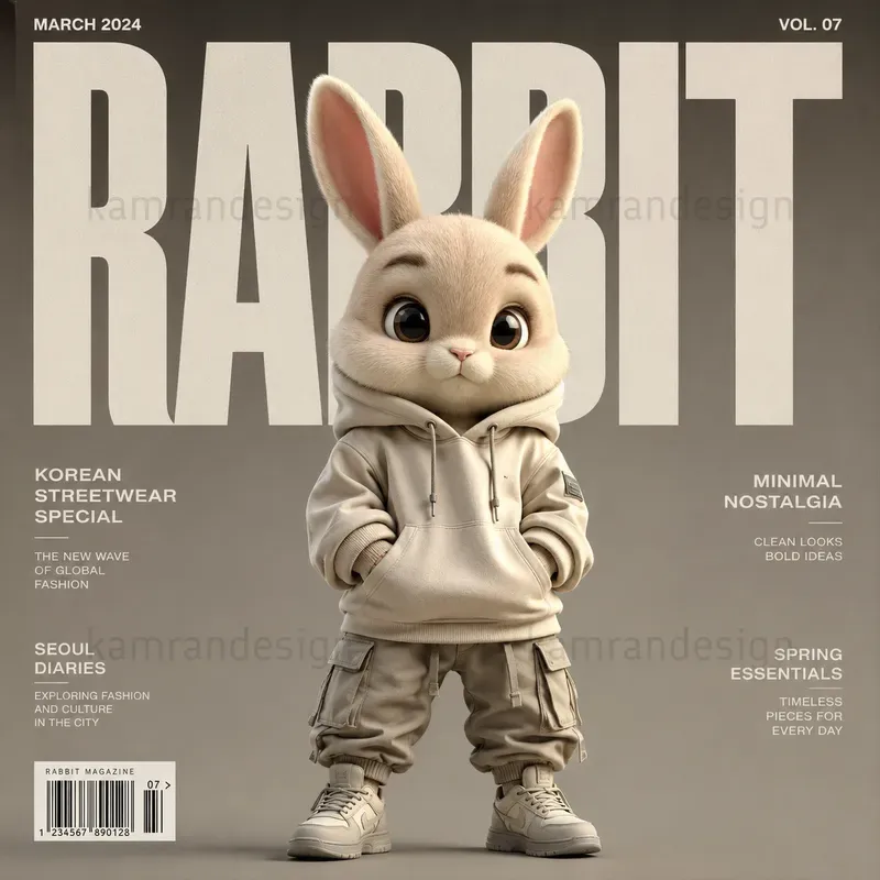 Luxury Baby Animal Magazine Covers