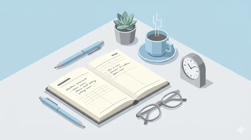 Productivity Mindfulness Planner Art
