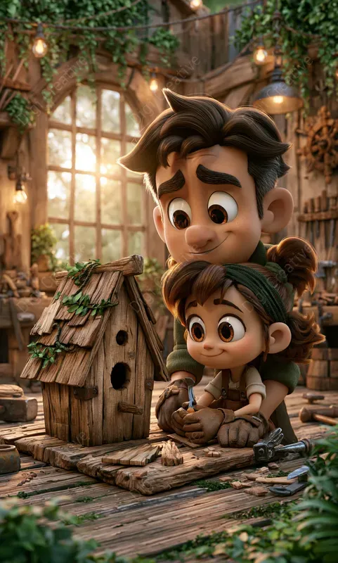 Whimsical 3D Character Renders