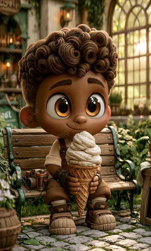 Whimsical 3D Character Renders