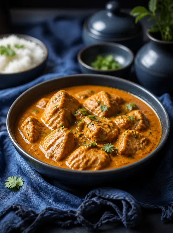 Food In Navy Colors