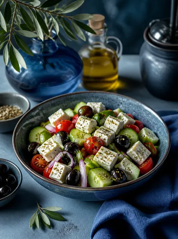Food In Navy Colors