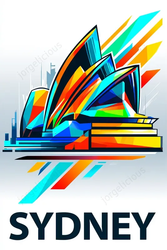Prismatic City Landmark Posters