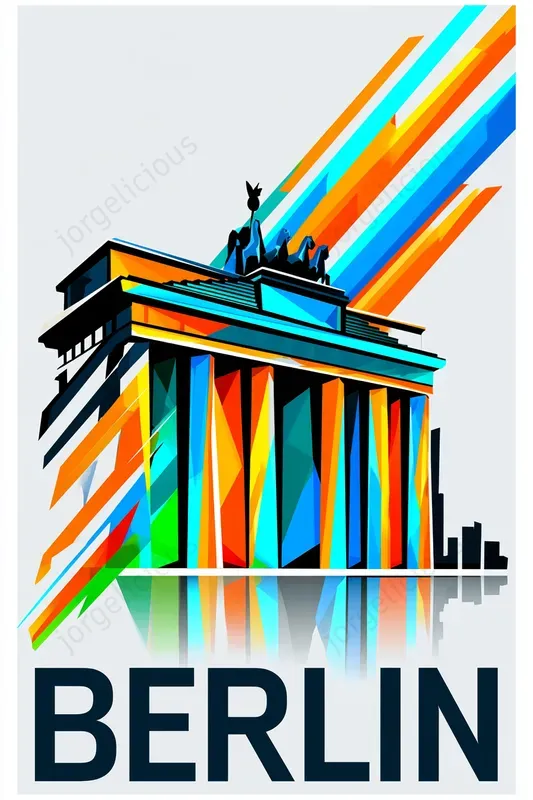Prismatic City Landmark Posters