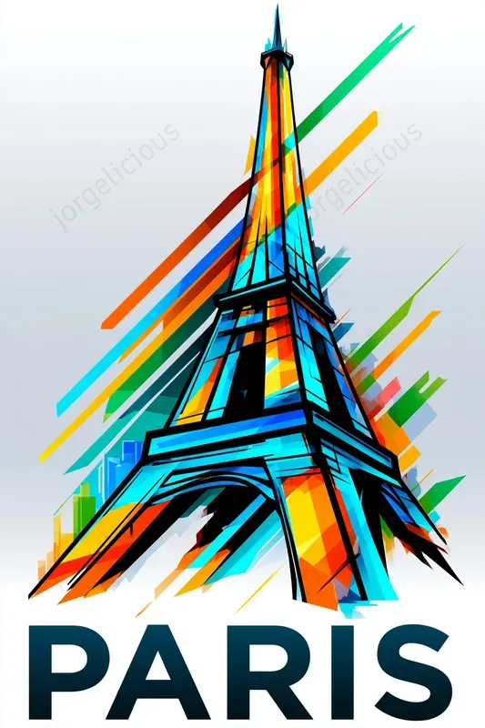 Prismatic City Landmark Posters