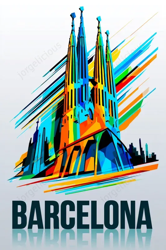 Prismatic City Landmark Posters