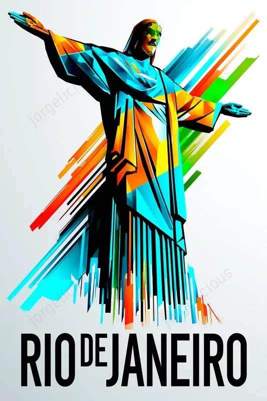 Prismatic City Landmark Posters