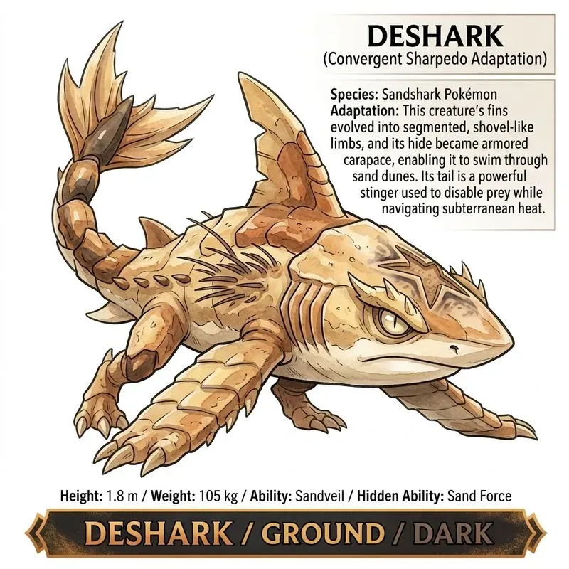 Convergent Evolution Pokemon Forms