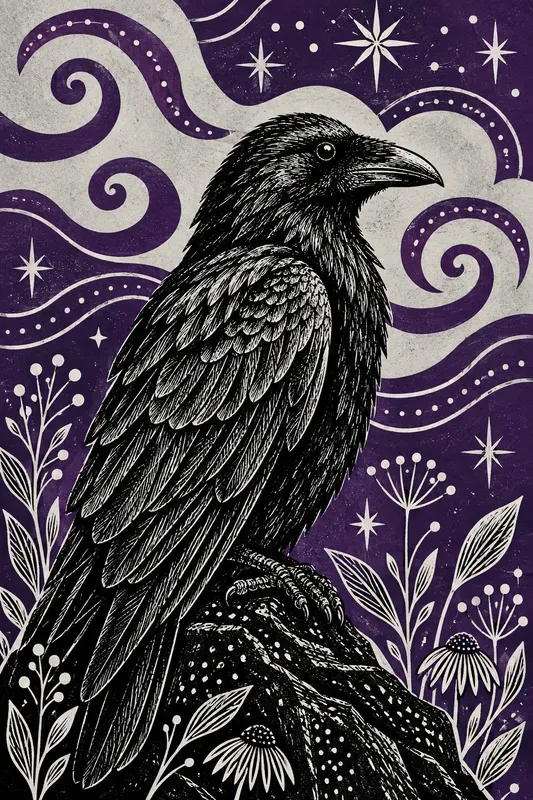 Whimsical Linocut Animal Illustrations