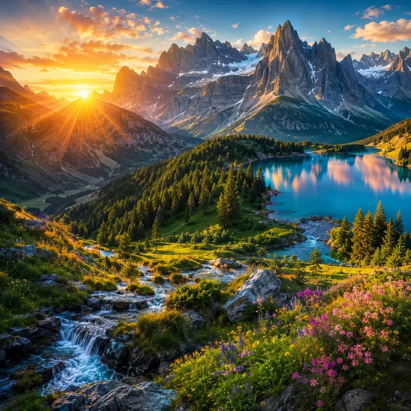 Ultimate Beautiful Place Scene Generator