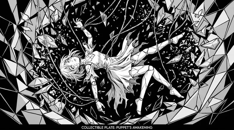 Shards Monochrome Dark Fantasy Anime