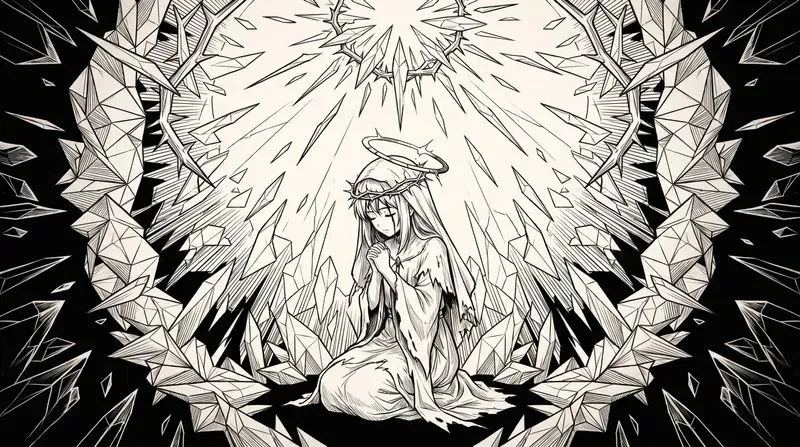 Shards Monochrome Dark Fantasy Anime