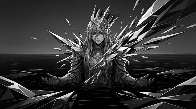 Shards Monochrome Dark Fantasy Anime