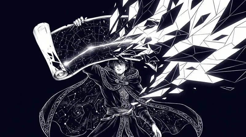 Shards Monochrome Dark Fantasy Anime