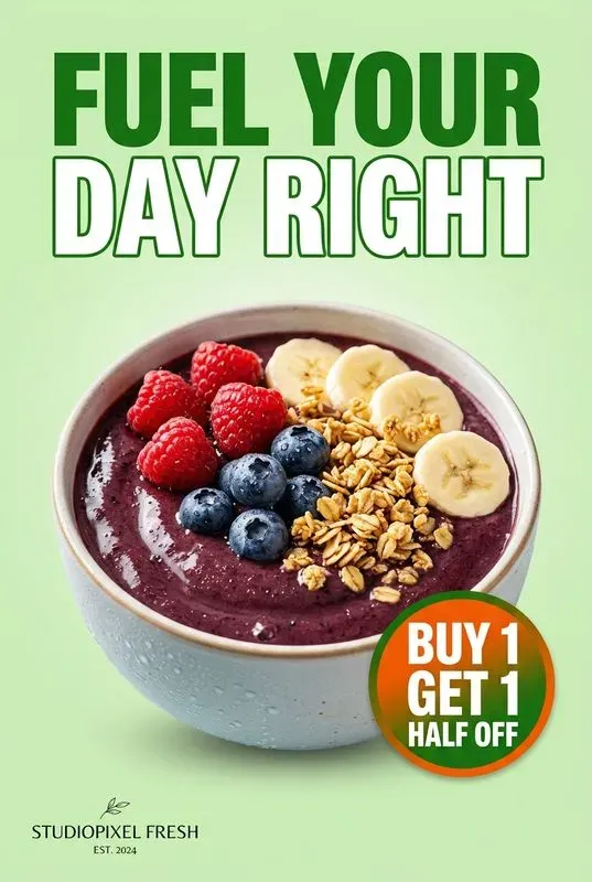 Healthy Food Salad Ad Posters