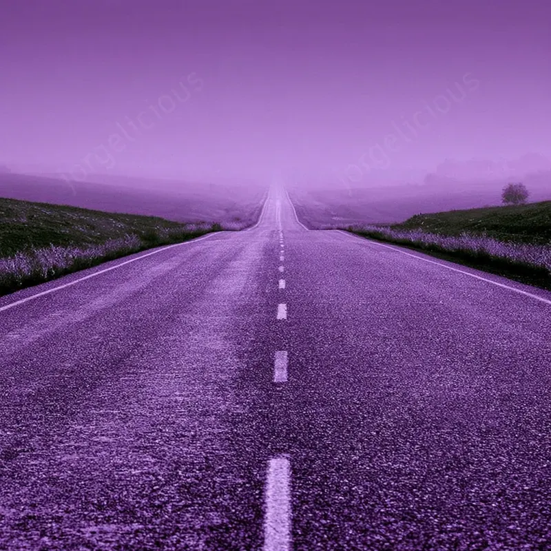 Purple Atmospheric Minimal Scenes