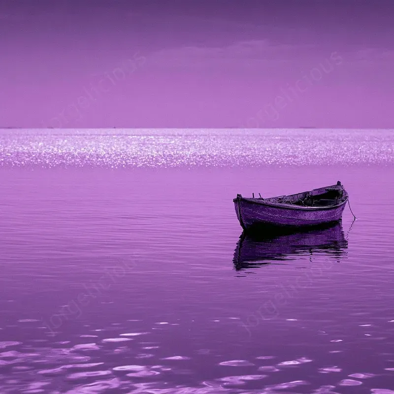 Purple Atmospheric Minimal Scenes