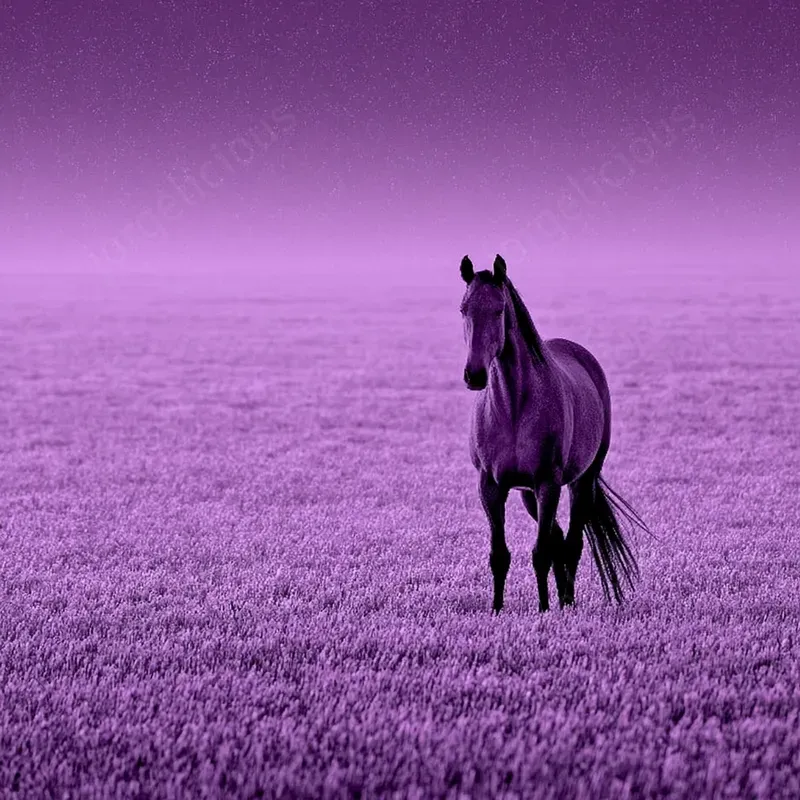 Purple Atmospheric Minimal Scenes