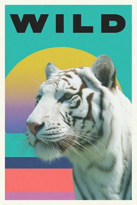 Retro Modern Gradient Posters