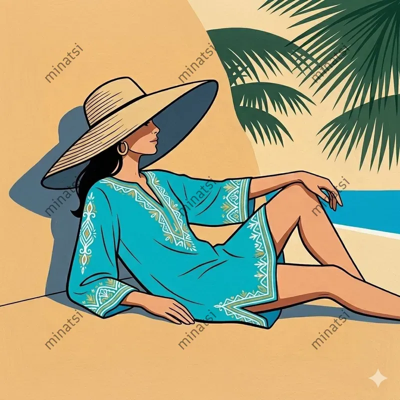 Vintage Summer Fashion Acrylic Art