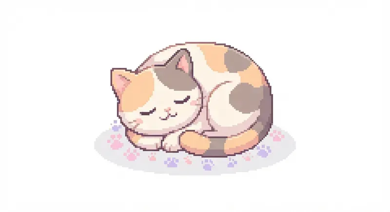 Cute Pixel Sticker Art