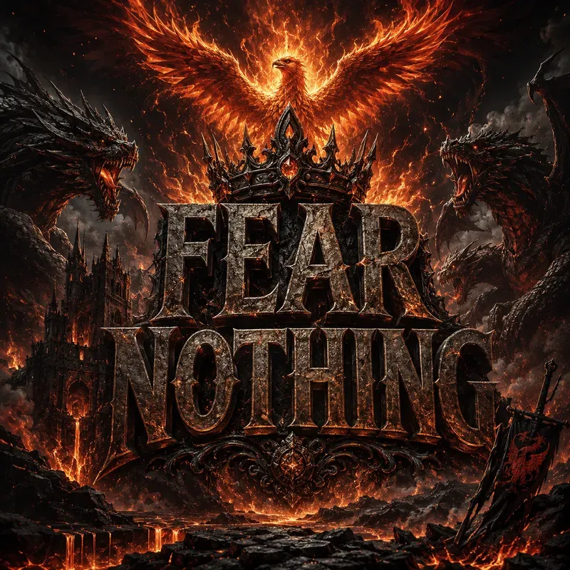 Dark Fantasy Quote Poster Art
