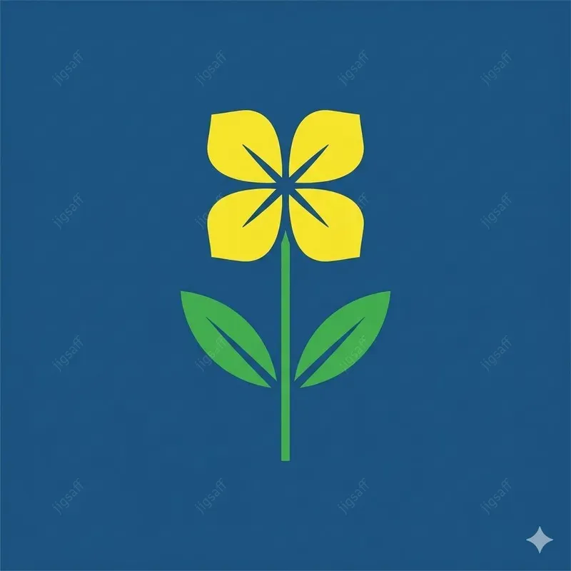 Minimalist Botanical Logo Icon Vectors