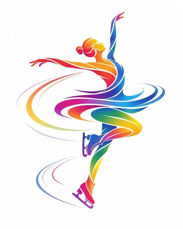 Ribbon Motion Silhouettes