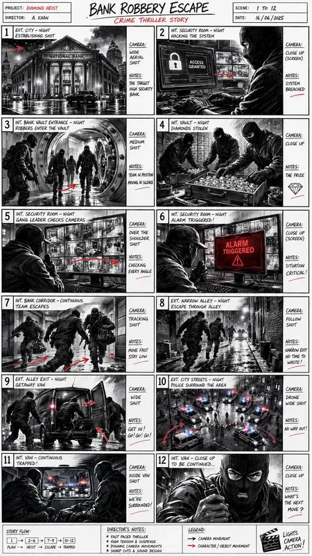 Cinematic Storyboard Generator