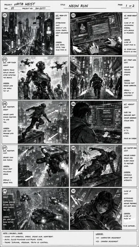 Cinematic Storyboard Generator