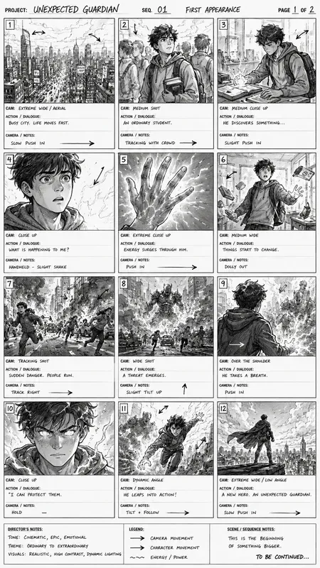 Cinematic Storyboard Generator