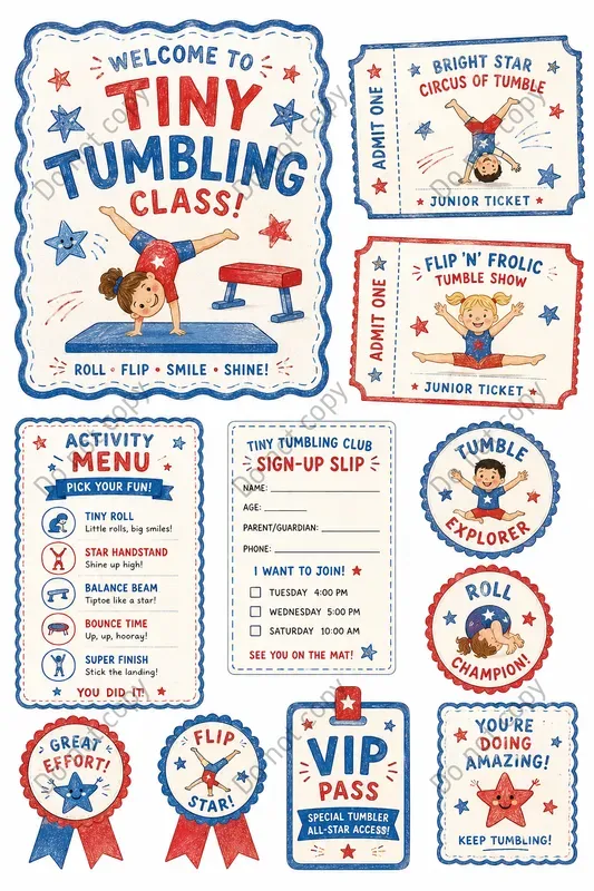 Kids Matinee Circus Ephemera