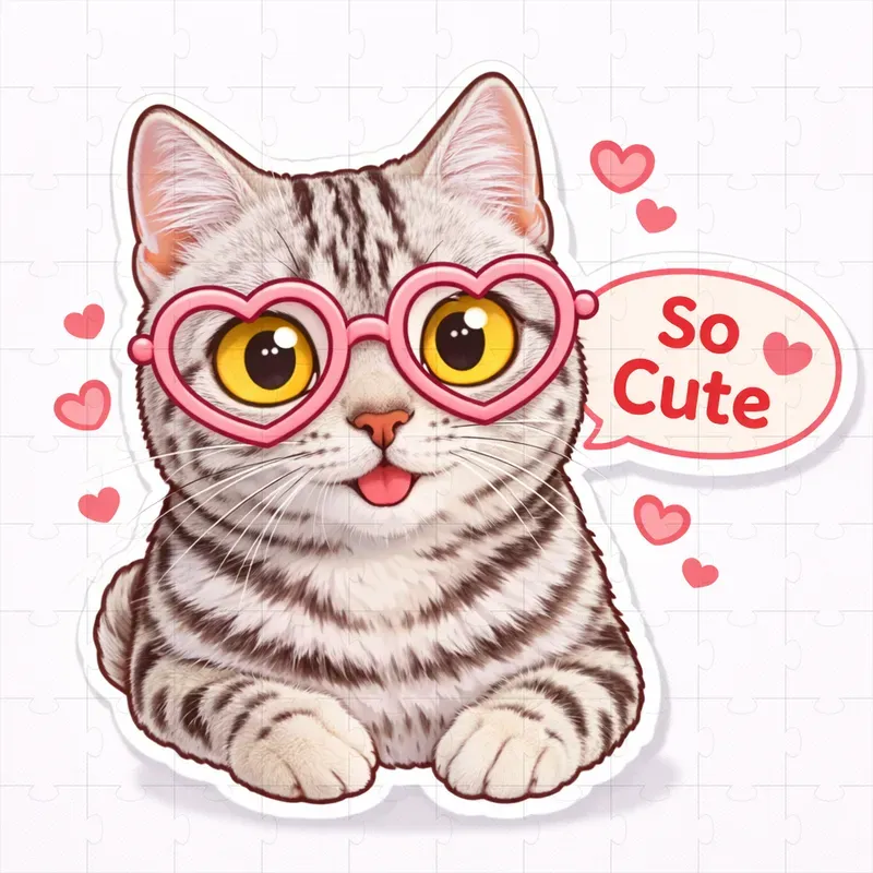 Valentine Message Pet Stickers